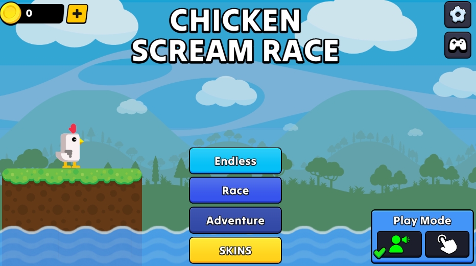 Chicken Scream Race Gameplay Screenshot 2